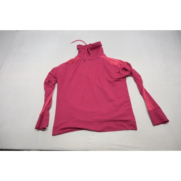 Under Armour Loose Turtleneck Sweater Sweatshirt Performance Dark Pink Womens XL - Picture 11 of 12